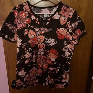 Koi Medium Scrub too Floral